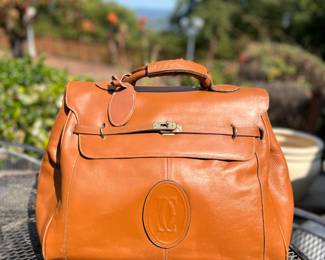 Vintage Cartier Leather Bag