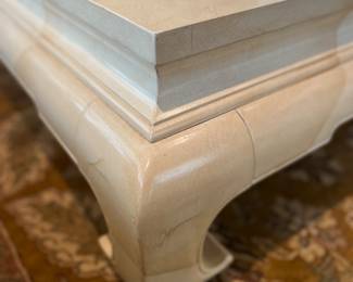 Henredon Ming Goatskin Lacquered 1970’s Coffee Table