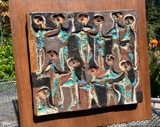Rosemary Zwick Studio Pottery Plaque
