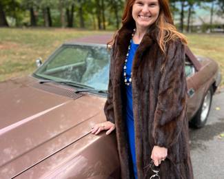 A cedar lined closet full of furs