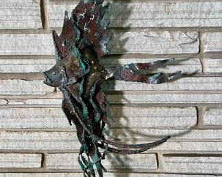 Mike Bucha Bronze Brutalist Fish