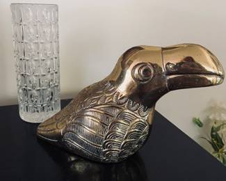 Brass Toucan Bird