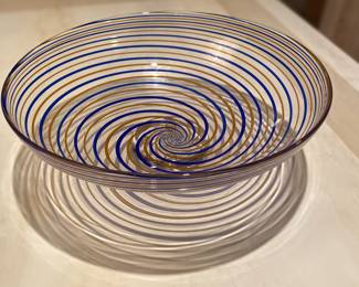 MICHAEL EGAN VERMONT ART GLASS Bowl