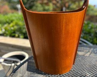 Teak Waste / Magazine Basket by Einar Barnes for Heggen Norway