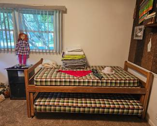 Twin Ranch Oak bedroom set 