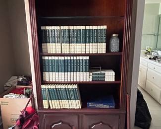 Bookcase and cabinet 