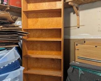 Hand made large bookshelf. 93hx30wx9d