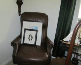 Leather office chair