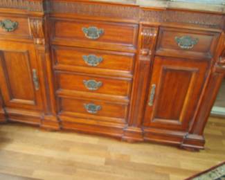 Buffet marble top Drexel Heritage