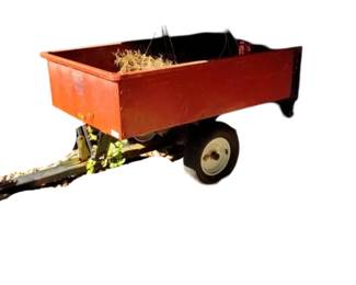 AgriFab 10 cu ft lawn trailer