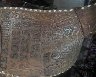 1974 South Texas Paint Horse Saddle 
