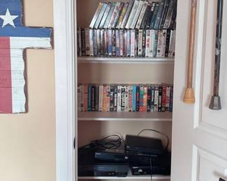 VHS, DVD's