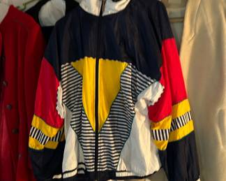 90's color block windbreaker jacket