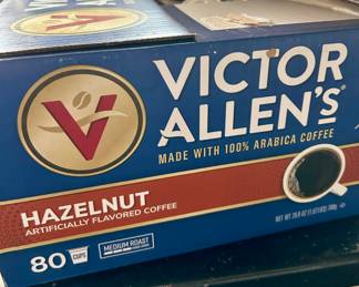 boxes of Keurig coffee pods, all flavors