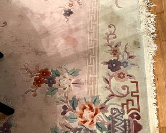 Detail of dining room rug