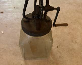 Wood Paddle Butter Churn