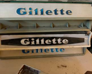 Gillette Razor Counter Displays