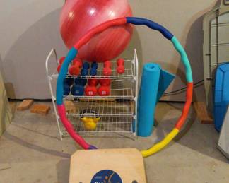 Assorted Lot Of Exercise Equipment
