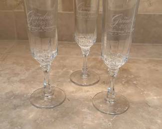 Cut Crystal Fluted Champagne Glasses