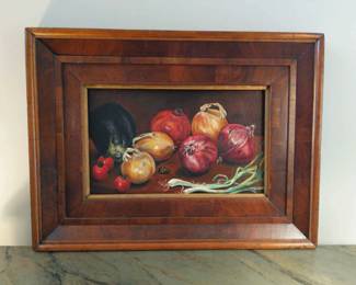 Framed Vegetable Stilllife
