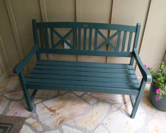Arboria Garden Bench Green