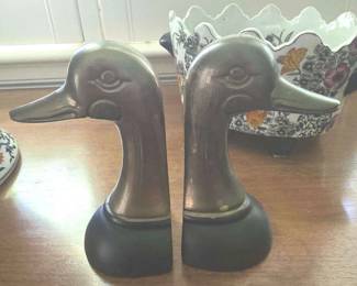 Duck Head Book Ends