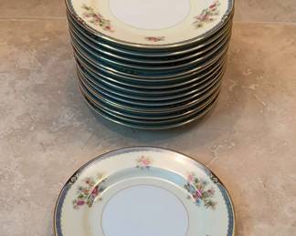 16 Noritake Bread And Butter Plates