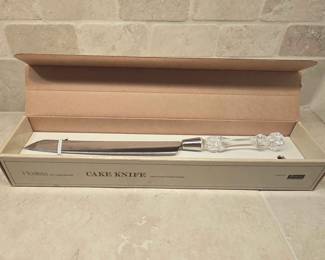 Fostoria Hostess Crystal Cake Knife