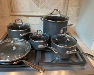 Calphalon Lidded Pots And Pans