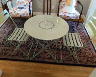 3 Piece Bistro Set Metal