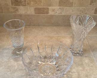 3 Piece Crystal Lot