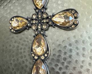 Numerous Faux Jeweled Crosses