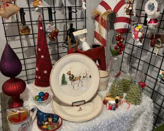 Christmas Dishware and other Christmas Decor