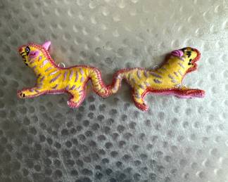 Silk Tiger Mini Ornaments