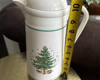 Nikko Christmas Thermos Coffee Pot