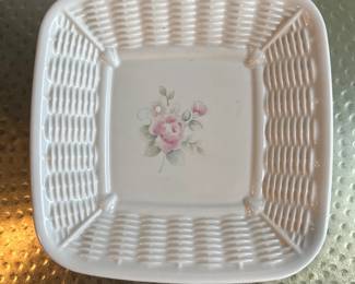 Tea Rose Square Plate