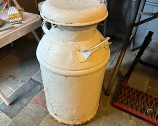 Old Milk Can