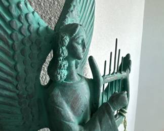 Teal Blue/Green Tall Angel