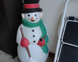 Vintage Empire Smowman Blow Mold  Holiday Decor