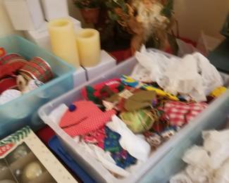 2nd floor bedroom Christmas ornaments. 