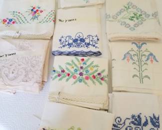 Nice collection of hand embroidered pillow cases