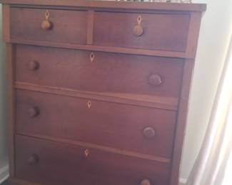 All original 1880's East TN cherry chest.