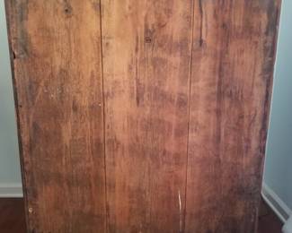 Back of E. TN cherry chest. 