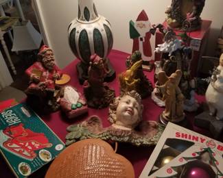 2nd floor bedroom, Christmas ornaments. 