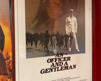 Vintage Officer and a Gentleman Framed Poster