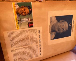 Large 1950s Vintage Baseball Scrapbook