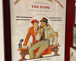 The Sting Vintage Framed Poster