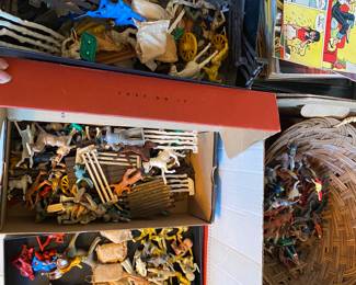 Vintage Toys Cowboys + Indians