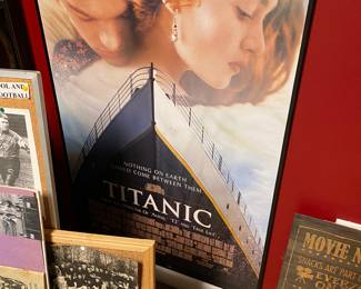 Framed Vintage Titanic Poster