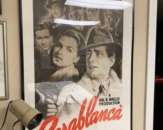 Vintage Casablanca Movie Poster